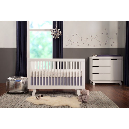Hudson 3in1 Convertible Crib & Reviews AllModern