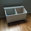 toy box with section divider