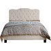 Evie Upholstered Panel Bed & Reviews | Joss & Main
