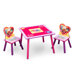 skye paw patrol table and chair set