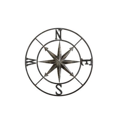 Creative Co Op Wall Decor creative co-op 30" round metal compass wall décor & reviews | wayfair Creative Co Op Wall Decor creative co-op 30" round metal compass wall décor & reviews | wayfair