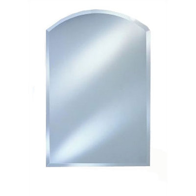 Frameless Wall Mirror afina radiance arch top frameless wall mirror & reviews | wayfair Frameless Wall Mirror afina radiance arch top frameless wall mirror & reviews | wayfair