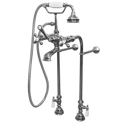 Cambridge Plumbing Clawfoot Freestanding Faucet Tub with Hand Held ... Cambridge Plumbing Clawfoot Freestanding Faucet Tub with Hand Held ...