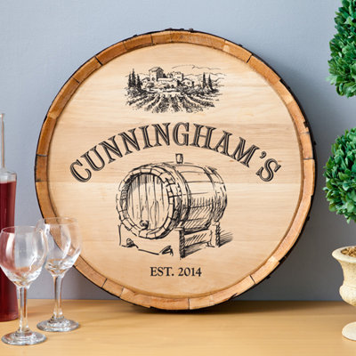 Wine Barrel Wall Decor jds personalized gifts personalized gift wine barrel home décor Wine Barrel Wall Decor jds personalized gifts personalized gift wine barrel home décor