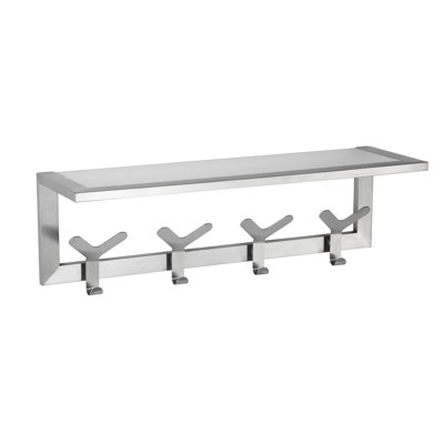 Wall Hanging Coat Rack cortesi home milton coat and hat wall mounted coat rack with glass Wall Hanging Coat Rack cortesi home milton coat and hat wall mounted coat rack with glass