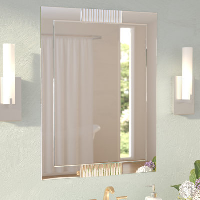Contemporary Wall Mirror wade logan modern & contemporary metal wall mirror & reviews | wayfair Contemporary Wall Mirror wade logan modern & contemporary metal wall mirror & reviews | wayfair