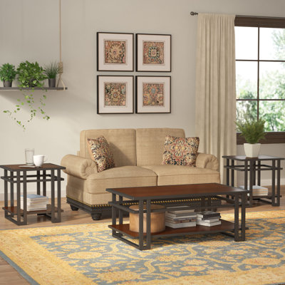 world menagerie amskroud 3 piece coffee table set & reviews | wayfair world menagerie amskroud 3 piece coffee table set & reviews | wayfair