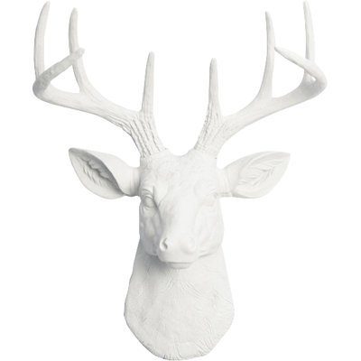 White Deer Head Wall Decor white faux taxidermy the mini templeton small faux deer head wall White Deer Head Wall Decor white faux taxidermy the mini templeton small faux deer head wall
