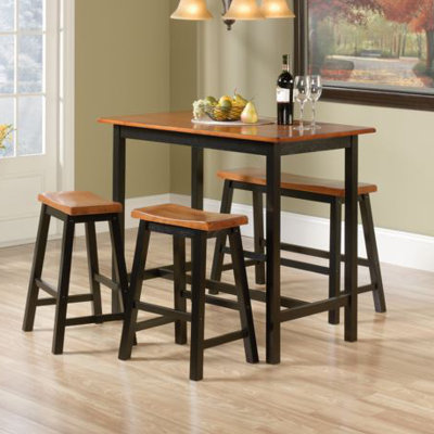 Three Posts Lamantia 4 Piece Counter Height Pub Table Set & Reviews ...