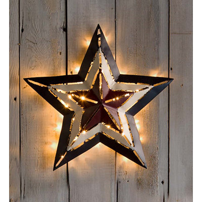 Lighted Pictures Wall Decor plow & hearth lighted americana star wall décor & reviews | wayfair Lighted Pictures Wall Decor plow & hearth lighted americana star wall décor & reviews | wayfair