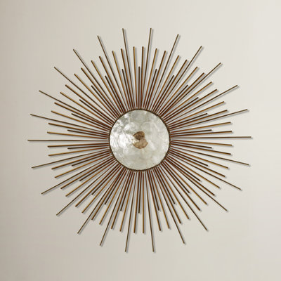 Circle Wall Decor mercury row metal capiz wall decor & reviews | wayfair Circle Wall Decor mercury row metal capiz wall decor & reviews | wayfair