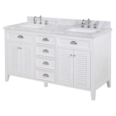 Bathroom Vanities Lakeland Fl kbc savannah 60" double bathroom vanity set & reviews | wayfair Bathroom Vanities Lakeland Fl kbc savannah 60" double bathroom vanity set & reviews | wayfair