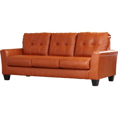 red sofa barrel studio moscato durablend sofas furniture contemporary wayfair