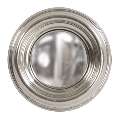 Convex Wall Mirror red barrel studio round metallic silver convex wall mirror Convex Wall Mirror red barrel studio round metallic silver convex wall mirror