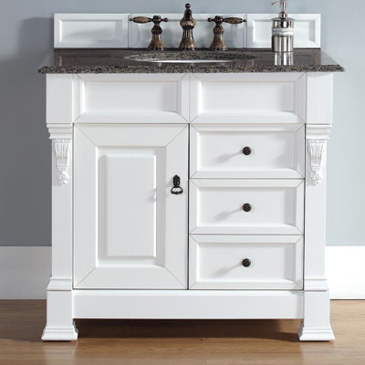 White 36 Bathroom Vanity darby home co bedrock 36" single cottage white bathroom vanity set White 36 Bathroom Vanity darby home co bedrock 36" single cottage white bathroom vanity set