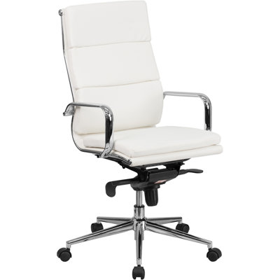 wade logan high-back leather desk chair & reviews | wayfair wade logan high-back leather desk chair & reviews | wayfair