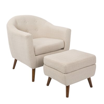 chair ottoman barrel laurence corrigan studio chairs accent wayfair club