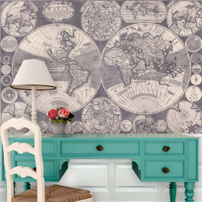 World Map Wall Mural swag paper world map wall mural & reviews | wayfair World Map Wall Mural swag paper world map wall mural & reviews | wayfair