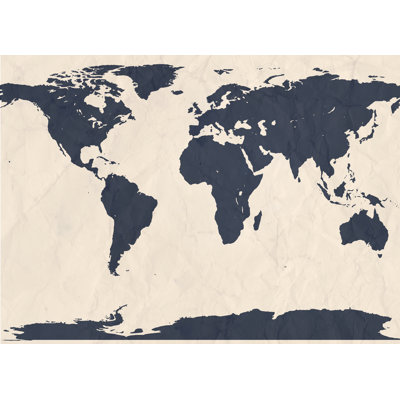 Map Wall Mural swag paper world atlas map wall mural & reviews | wayfair Map Wall Mural swag paper world atlas map wall mural & reviews | wayfair