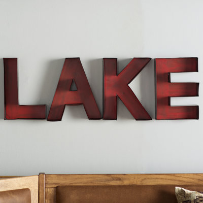Letters For Wall Decor loon peak new cordell lake letters wall décor & reviews | wayfair Letters For Wall Decor loon peak new cordell lake letters wall décor & reviews | wayfair