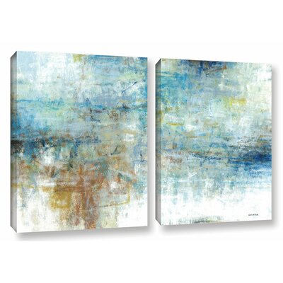 Latitude Run Refreshed 2 Piece Painting Print on Wrapped Canvas Set ...