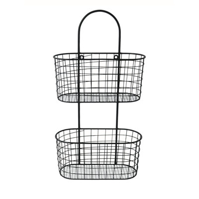 Wall Hanging Wire Baskets cheungs metal wall hanging storage basket & reviews | wayfair Wall Hanging Wire Baskets cheungs metal wall hanging storage basket & reviews | wayfair