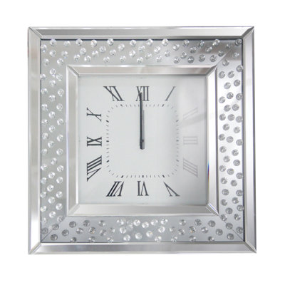Mirrored Wall Clock rosdorf park bladwell mirrored wall clock | wayfair Mirrored Wall Clock rosdorf park bladwell mirrored wall clock | wayfair