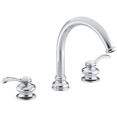 Kohler Fairfax Deck-Mount Bath Faucet Trim with Lever Handles and ... Kohler Fairfax Deck-Mount Bath Faucet Trim with Lever Handles and ...