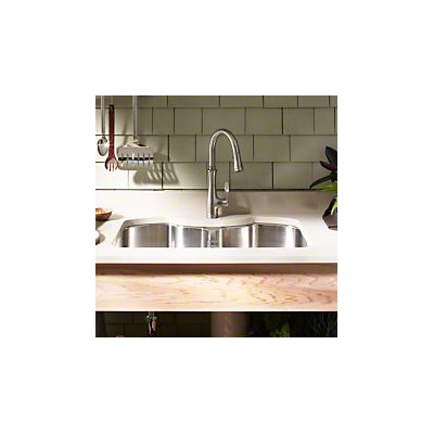Kohler Stainless Steel Kitchen Sinks kohler octave 32" x 20-1/4" x 9-5/16" under-mount double-equal Kohler Stainless Steel Kitchen Sinks kohler octave 32" x 20-1/4" x 9-5/16" under-mount double-equal