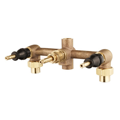 Pfister Rough Valves 3 Handle Tub and Shower Valve Body & Reviews ... Pfister Rough Valves 3 Handle Tub and Shower Valve Body & Reviews ...