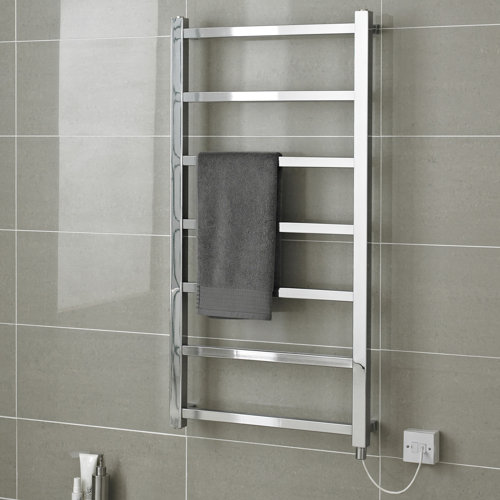 Hudson Reed Eton Wall Mount Electric Heated Towel Rail & Reviews ...