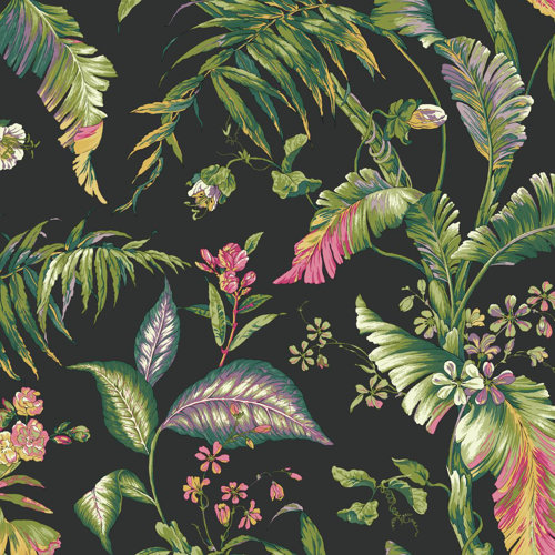 York Wallcoverings Ashford Tropics Fiji Garden 27' x 27 