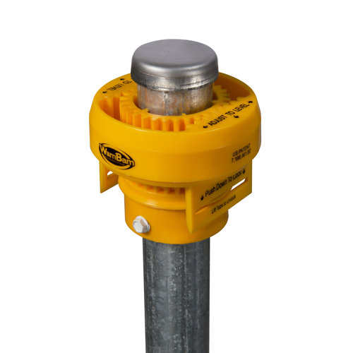 Wam Bam NoDig Fence Nantucket Vinyl Picket Fence with Post and Pipe