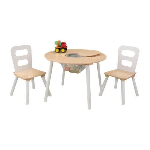 KidKraft Kid's 3 Piece Round Table and Chair Set & Reviews | Wayfair