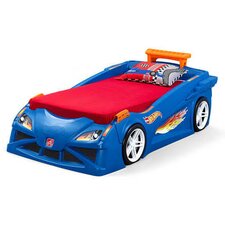  Hot Wheels™ Race Twin Car Bed  Step2 