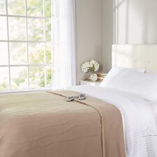  Quilted Fleece Heated Blanket  Sunbeam 