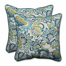  Zoe Mallard Indoor/Outdoor Throw Pillow (Set of 2)  Pillow Perfect 