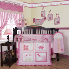  Boutique Dragonfly 13 Piece Crib Bedding Set  Geenny 