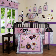  Boutique Daisy Garden 13 Piece Crib Bedding Set  Geenny 