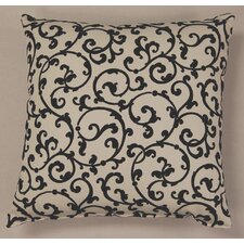  Julia Ebony Cotton Throw Pillow  Creative Home 