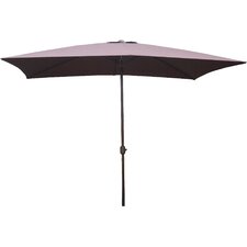  6.5' x 10' Rectangular Market Umbrella  LB International 