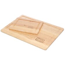  Woodworks 2 Piece Rubberwood Cutting Board Set  Chicago Cutlery 