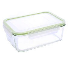  GoGreen Glassworks 14 Oz. Rectangular Oven Safe Glass Food Storage Container  Kinetic 