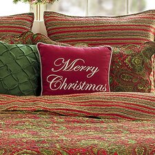  Gloria Merry Christmas Throw Pillow  C & F Enterprises 