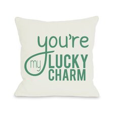  You're My Lucky Charm Throw Pillow  One Bella Casa 