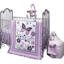  Butterfly Lane 5 Piece Crib Bedding Set  Lambs & Ivy 