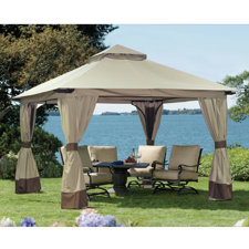  Rosemary 12.5 Ft. W x 12.5 Ft. D Metal Portable Gazebo  Sunjoy 