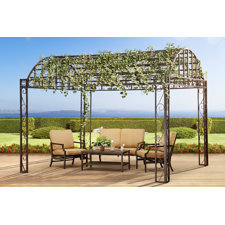  Siesta Garden 10 Ft. W x 12 Ft. D Metal Permanent Gazebo  Sunjoy 