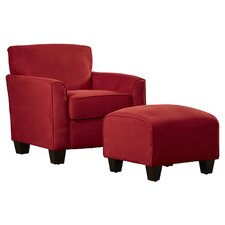  Great Northern Arm Chair and Ottoman  Red Barrel Studio® 