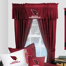  NFL Arizona Cardinals Window Treatment Set (Set of 2)  Sports Coverage Inc. 